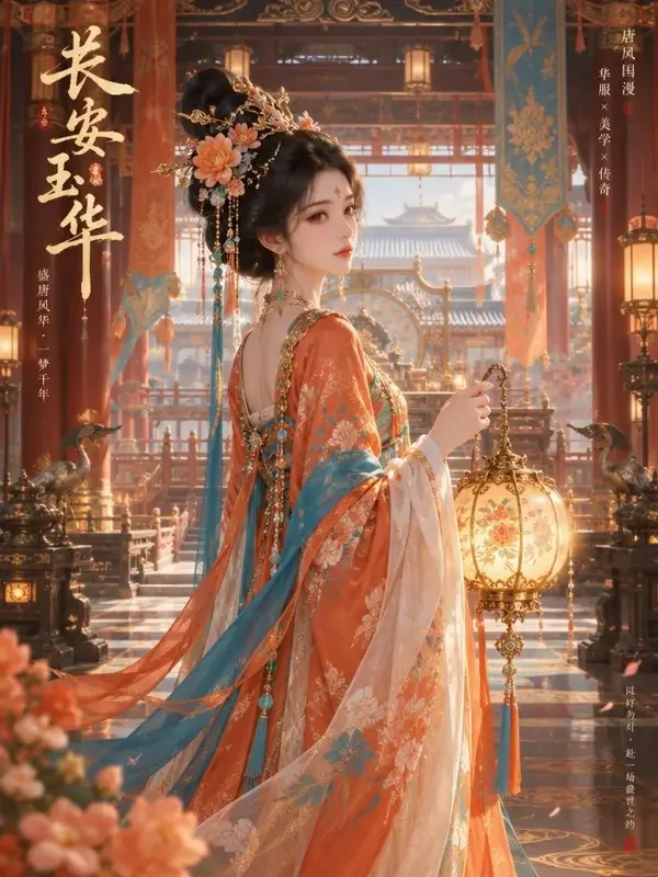 《穿成废柴嫡女后我宠冠京城》竖版海报，古装题材短剧封面